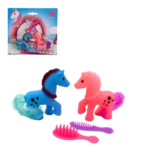 UNICORNO ALLO STILE 6CM + ACCESSORI 