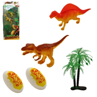 DINOSAURI + UOVO E ACCESSORI 2 MODELLI ASSORTITI
