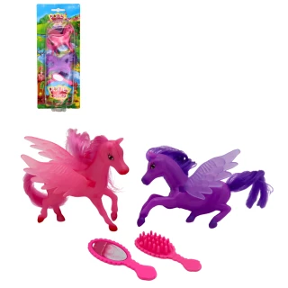ALI DI PONY DA ACCONCIARE 6CM + ACCESSORI