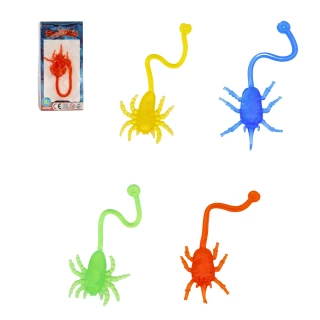STICKY SPINNE 6CM 4 SORTIMENT