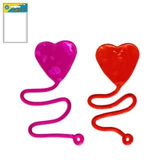 STICKY HERZ 4CM 2 FARBEN SORT.