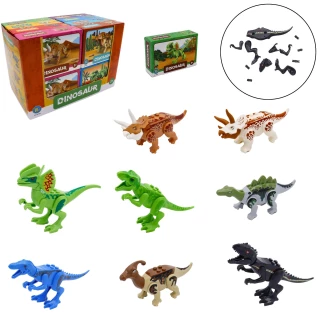 DINOSAURE PUZZLE 3D 12CM 8 MODELES ASSORTIS