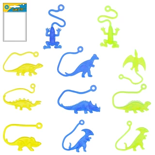 STICKY DINOSAUR 7CM 12 SORTIMENTS