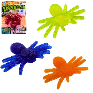 STICKY SPINNE 9X10CM 4 FARBEN SORT.