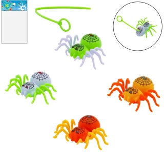 RAGNO 7CM + LANCIATORE 4 COLORI ASSORTITI