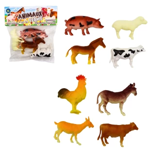 TIERE FARM 11/13CM 2 SORTIMENT