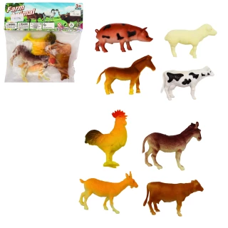 ANIMALE FATTORIA 4PEZZI 11/13CM 2A