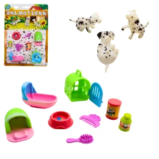 HUNDE 3.5CM MIT ZUBEHOER