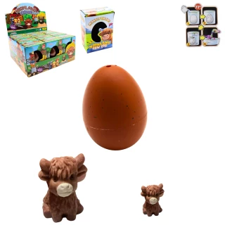 UOVO DI HIGHLAND COW IN CRESCITA 7CM 