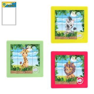 JEU DE PATIENCE ZOO 8CM 3 MODELES ASSORTIS