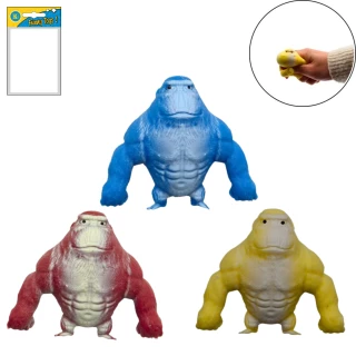 GORILLA ANTISTRESS 8CM 3 FARBEN SORT.