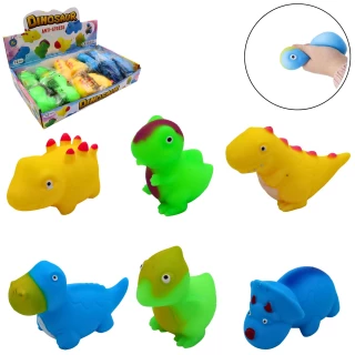 DINOSAURE ANTISTRESS 12CM 3 COULEURS ASSORTIES