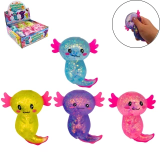 AXOLOTL ANTISTRESS GEL 10CM 4 COLORI ASSORTITI