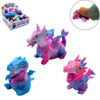 ANIMALE DRAGO ANTISTRESS 8CM 3 MODELLI ASSORTITI