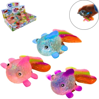 FISH ANTISTRESS 12CM 3 ASSORTED COLORS