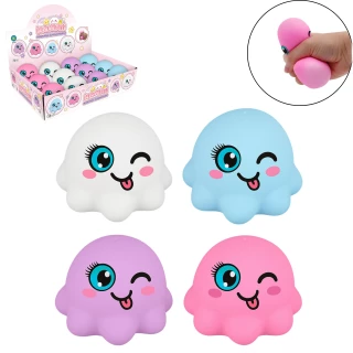 KAWAII PIEUVRE ANTISTRESS 8CM 4 COULEURS ASSORTIES
