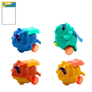 ANIMALE DINOSAURO PIROETTANTE 6CM 4 COLORI ASSORTITI
