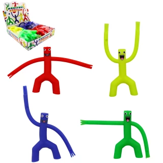 MONSTER STRECHY 11X21CM 4 ASSORTED COLORS