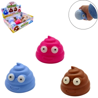 CACCA ANTISTRESS STICKY 6.5CM 3 COLORI ASSORTITI
