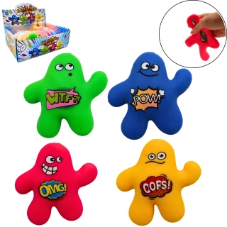 FIGURINE ANTISTRESS 10CM OMG 4 COULEURS ASSORTIES