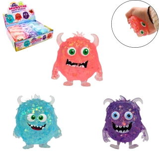 ANIMALE ANTISTRESS MOSTRO GEL 7CM 3 COLORI