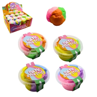 PATE STRETCHY 45 GRAMMES 7.5CM 3 COULEURS ASSORTIES