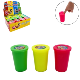 PASTA SCOREGGIONE FLUORESCENTE 190 GRAMMI 3 COLORI ASSORTITI