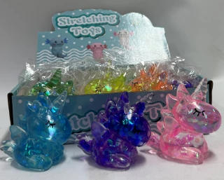 EINHORN ANTISTRESS 9CM 6 FARBEN SORT.