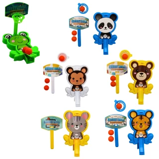 CANESTRO ANIMALE 16X9CM + 3 BALLE 6 MODELLI ASSORTITI