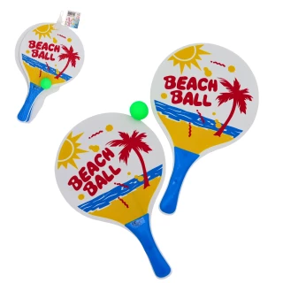RACHETTE DI BEACH BALL 38X23CM + PALLA