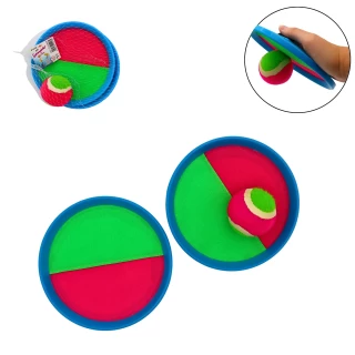 RACHETTE DI BEACH BALL SCRATCH 18.5CM+ PALLA 