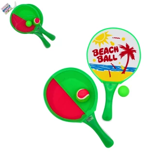 RACHETTE DI BEACH BALL SCRATCH 33X19CM + PALLINE