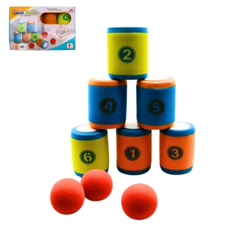 JEU CASSE BOITES MOUSSE