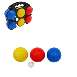 BOCCIA 6 KUGELN MIT ZIELKUGEL