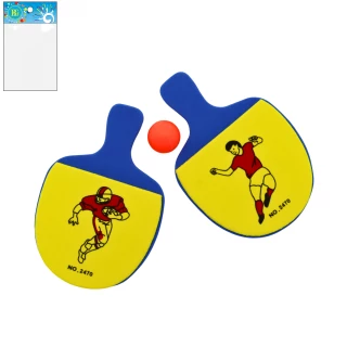RACCHETTA IN SCHIUMA PING PONG 11.5CM 12 MODELLI ASSORTITI