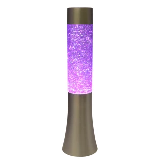 LAMPADA DA DISCOTECA LUMINOSA GLITTER 34CM 3 COLORI ASSORTITI
