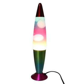 LAMPADA DA DISCOTECA LUMINOSA LAVA ARCOBALENO 41CM