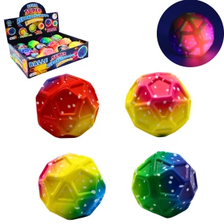 BAELLE SPRING BUNT 6.5CM MIT LICHT 3 FARBEN SORT.