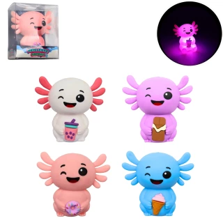KAWAII LAMP AXOLOTL 8CM WITH BATTERIES 4 ASSORTMENTS