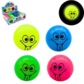 LEUCHTENDE BALL 5.5CM 4 FARBEN SORT.