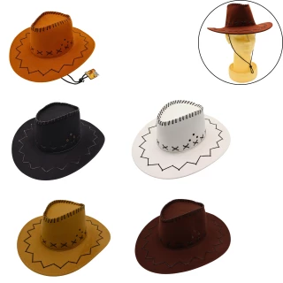 ZUBEHOERTEIL COWBOYHUT NUBUCK 5 FARBEN SORT.