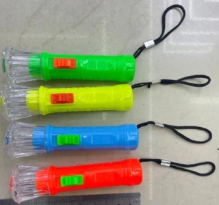 TORCIA 10.5CM ACON BATTERIE 4 COLORI ASSORTITI
