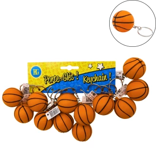 PORTE-CLES BALLON DE BASKET 4CM 