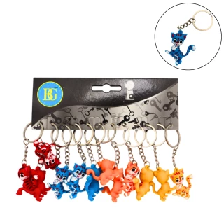PORTACHIAVI BABY TIGRE 4.5CM 4COLORI ASSORTITI 