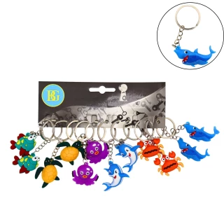 KEY CHAIN SEA LIVE 3.5CM 6 ASSORTMENTS