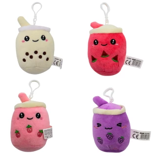 PORTE-CLES BUBBLE CUP 10CM 4 COULEURS ASSORTIES