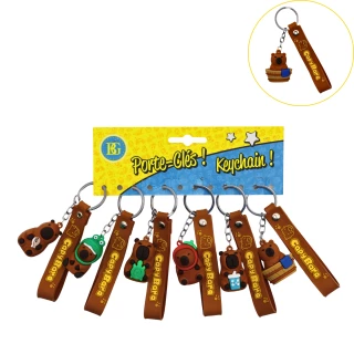 PORTACHIAVI CAPYBARA 4.5CM 6 MODELLI ASSORTITI