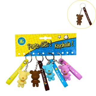 PORTACHIAVI ORSO 5.5CM 4 COLORI ASSORTITI