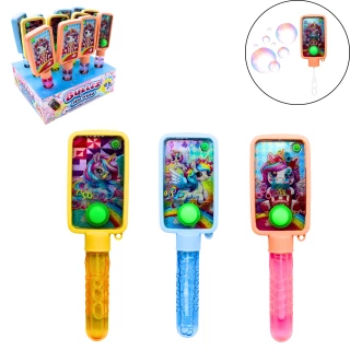 SEIFENBLASEN 30ML EINHORN MIT WASSERSPIEL 21CM 3 SORTIMENT