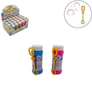 SEIFENBLASEN 60ML 9CM 2 FARBEN SORT.